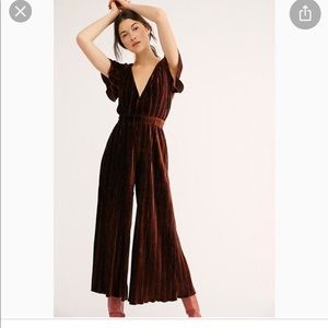 Mink Pink Lex Velvet Jumpsuit